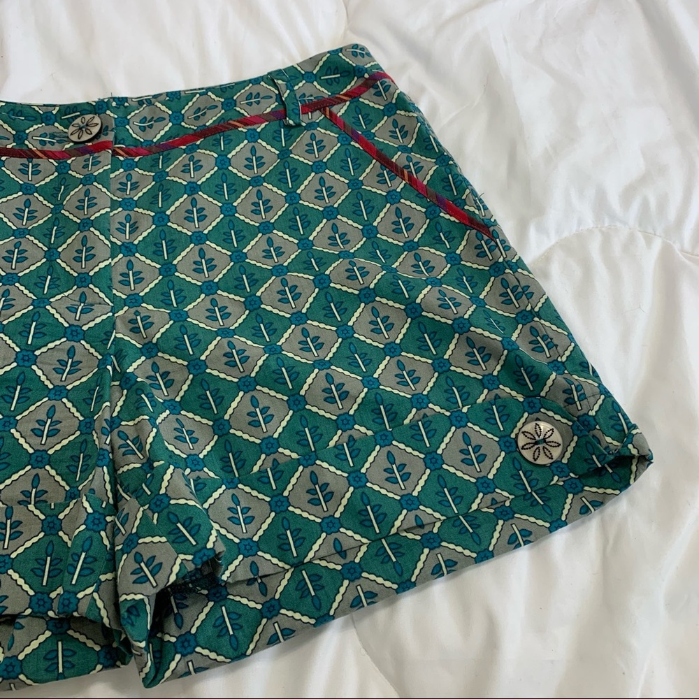 ANTHROPOLOGIE Corey Lynn Calter Printed Pattern Shorts 4 - Picture 4 of 16